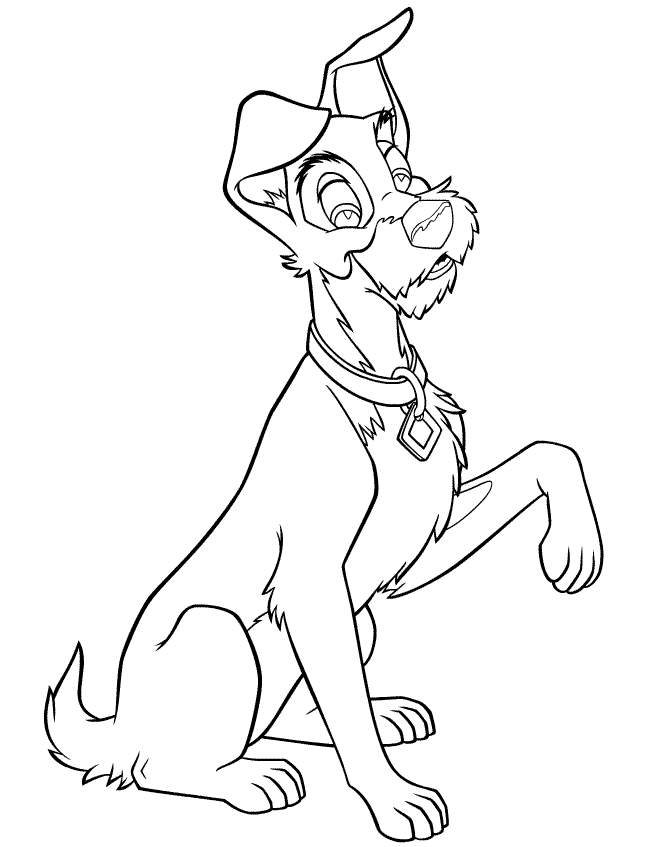 lady and the tramp coloring pages online - photo #23
