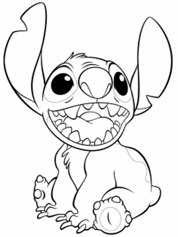Coloring Pages on Lilo And Stuch Coloring Pages 13 Gif