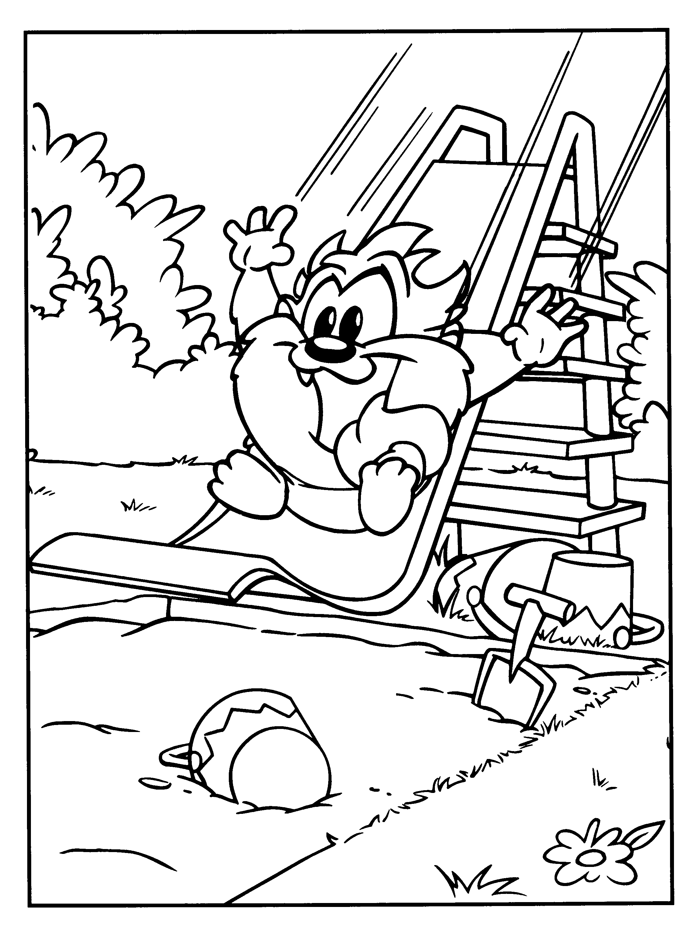 l looney toons coloring pages - photo #45