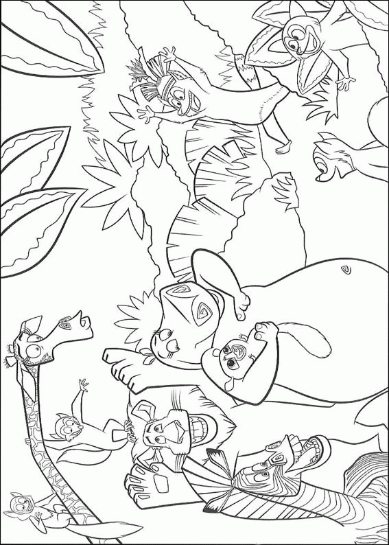 madagascar animal coloring pages - photo #27