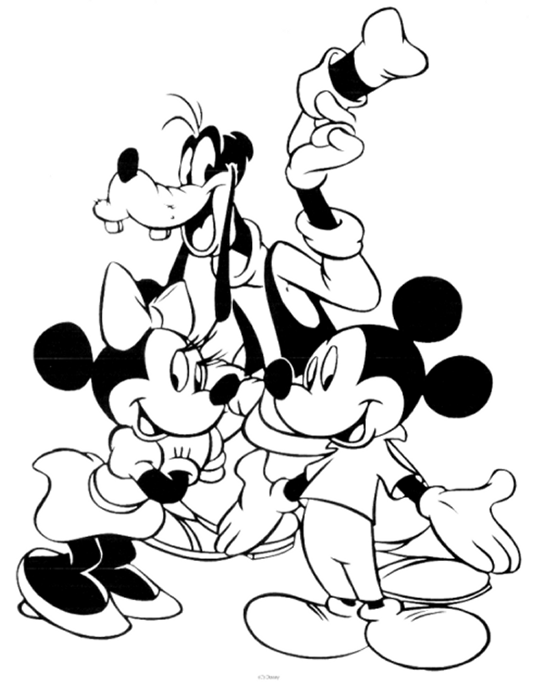 mickey mouse coloring pages