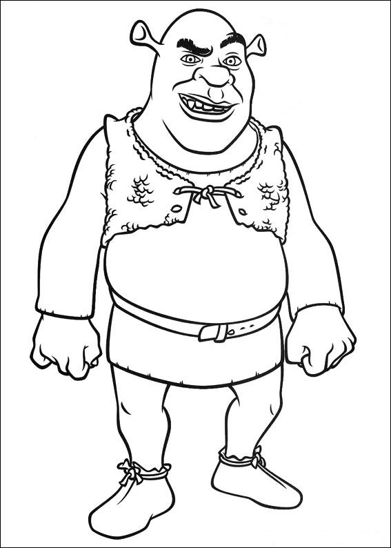 baby shrek coloring pages - photo #32