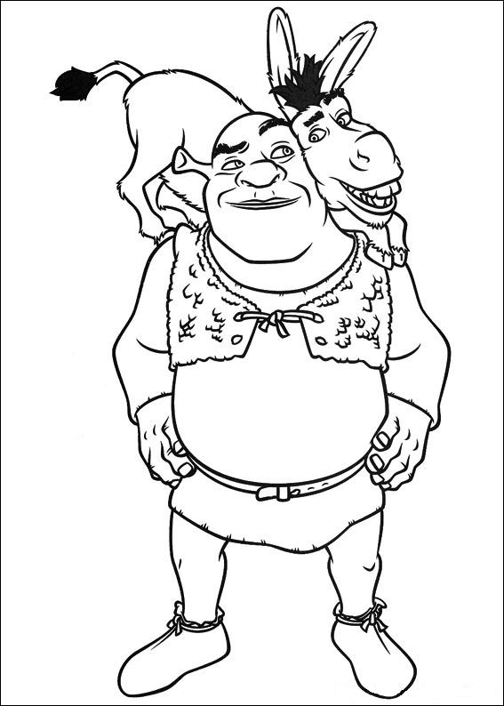 baby shrek coloring pages - photo #33