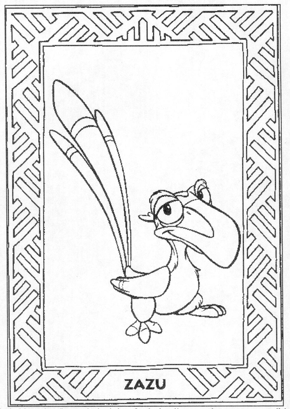 Coloring Page - The lion king coloring pages 109