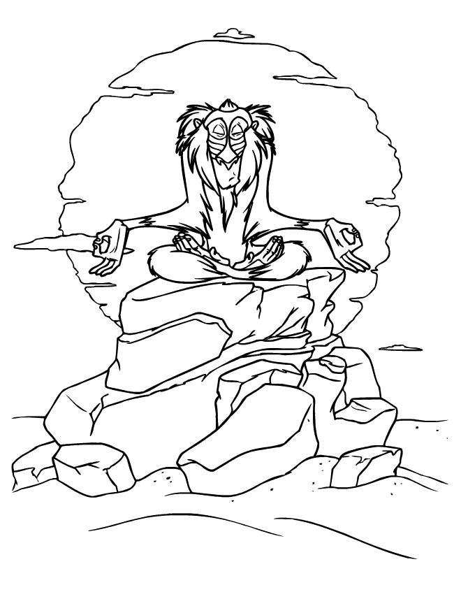 Coloring Page - The lion king coloring pages 27
