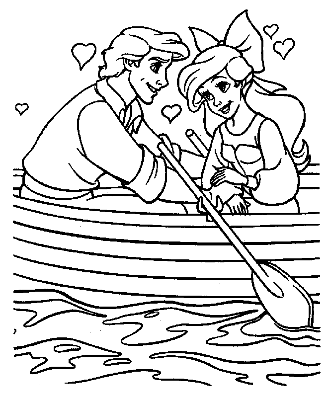 The Little Mermaid Coloring Pages | PicGifs.com