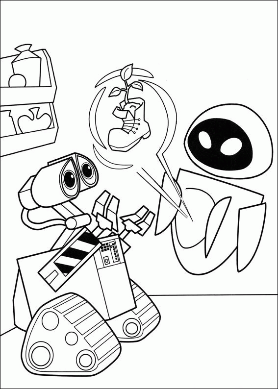walle the movie coloring pages - photo #10