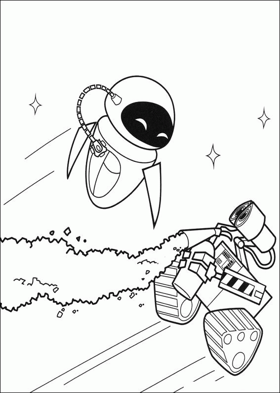 walle the movie coloring pages - photo #35