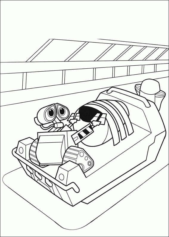 walle the movie coloring pages - photo #29