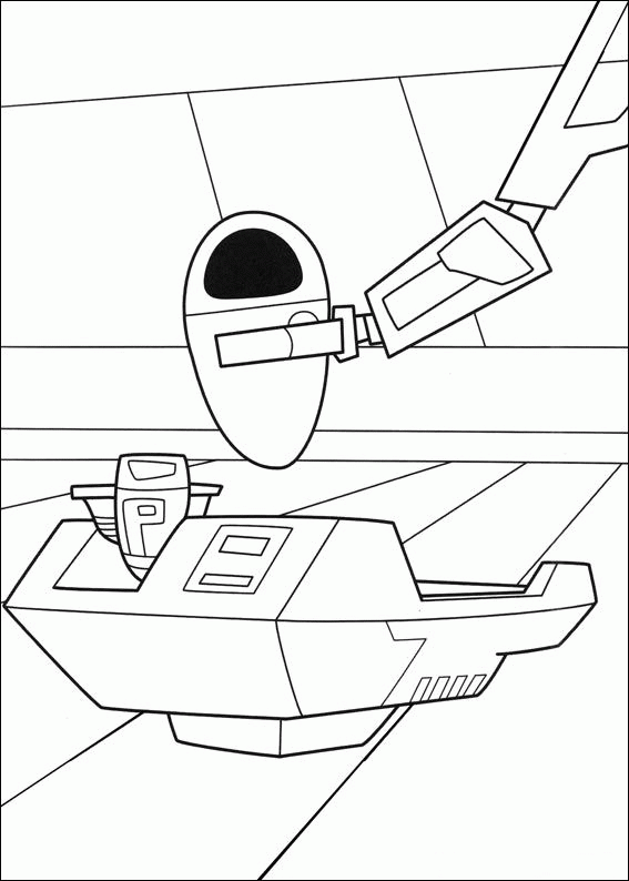 wall e coloring pages - photo #45