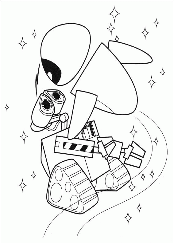 walle movie coloring pages - photo #11