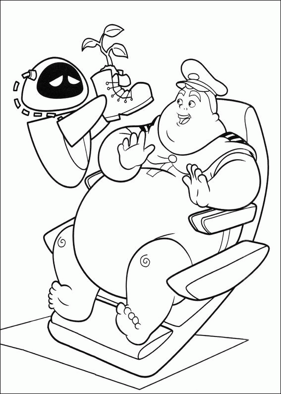 walle the movie coloring pages - photo #27