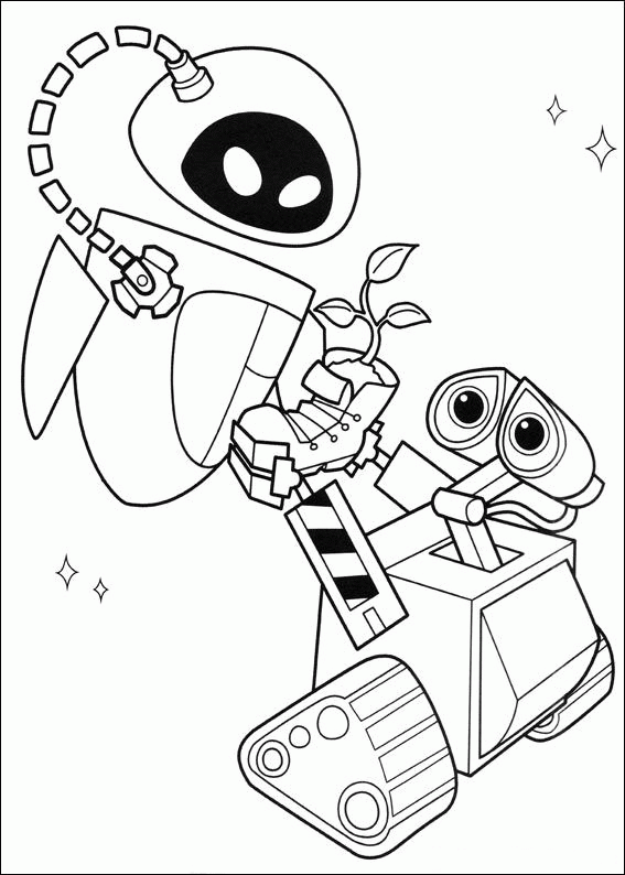 walle free coloring pages - photo #4