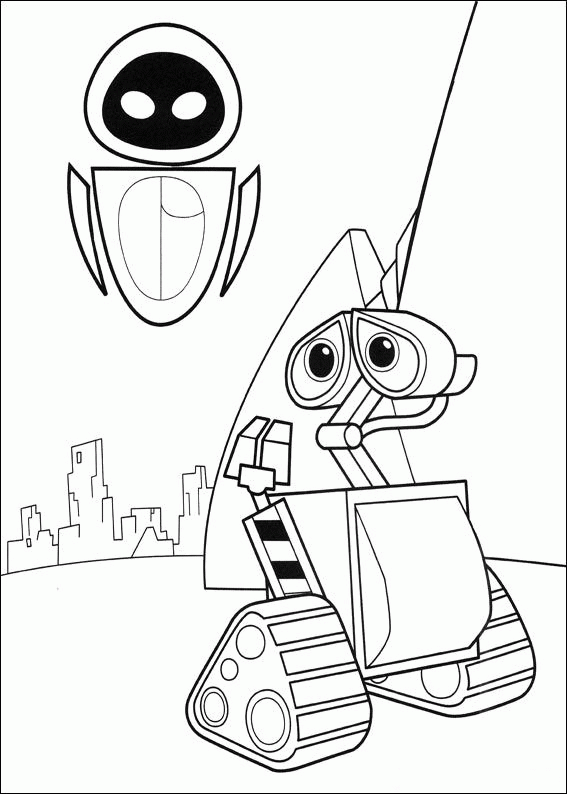 walle movie coloring pages - photo #49