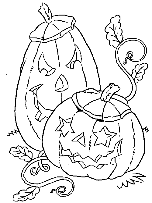 More Halloween Pumpkin Coloring Pages Click here for more graphics and gifs