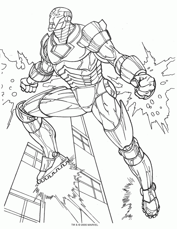 future iron man Colouring Pages