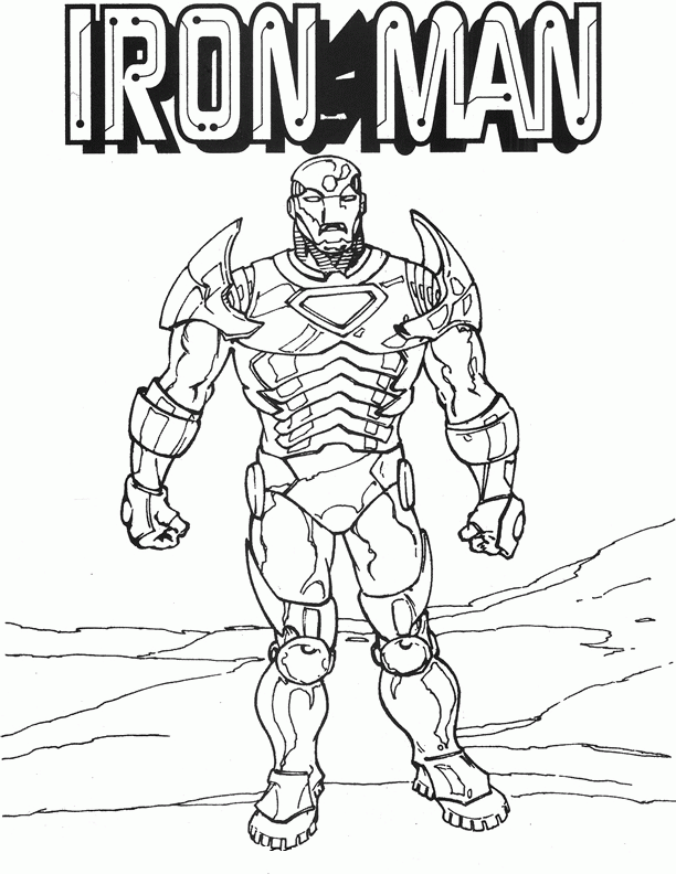 iron man free coloring pages - photo #31