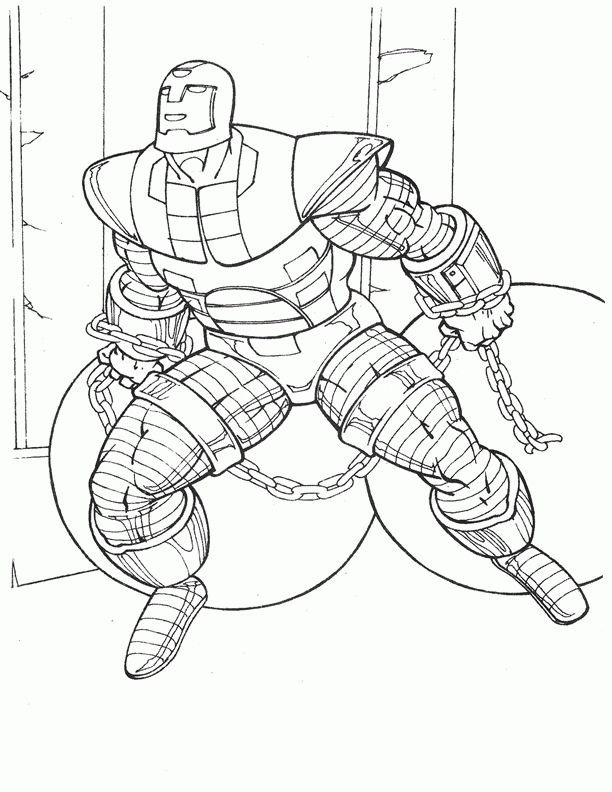 Coloring Page - Iron man coloring pages 43