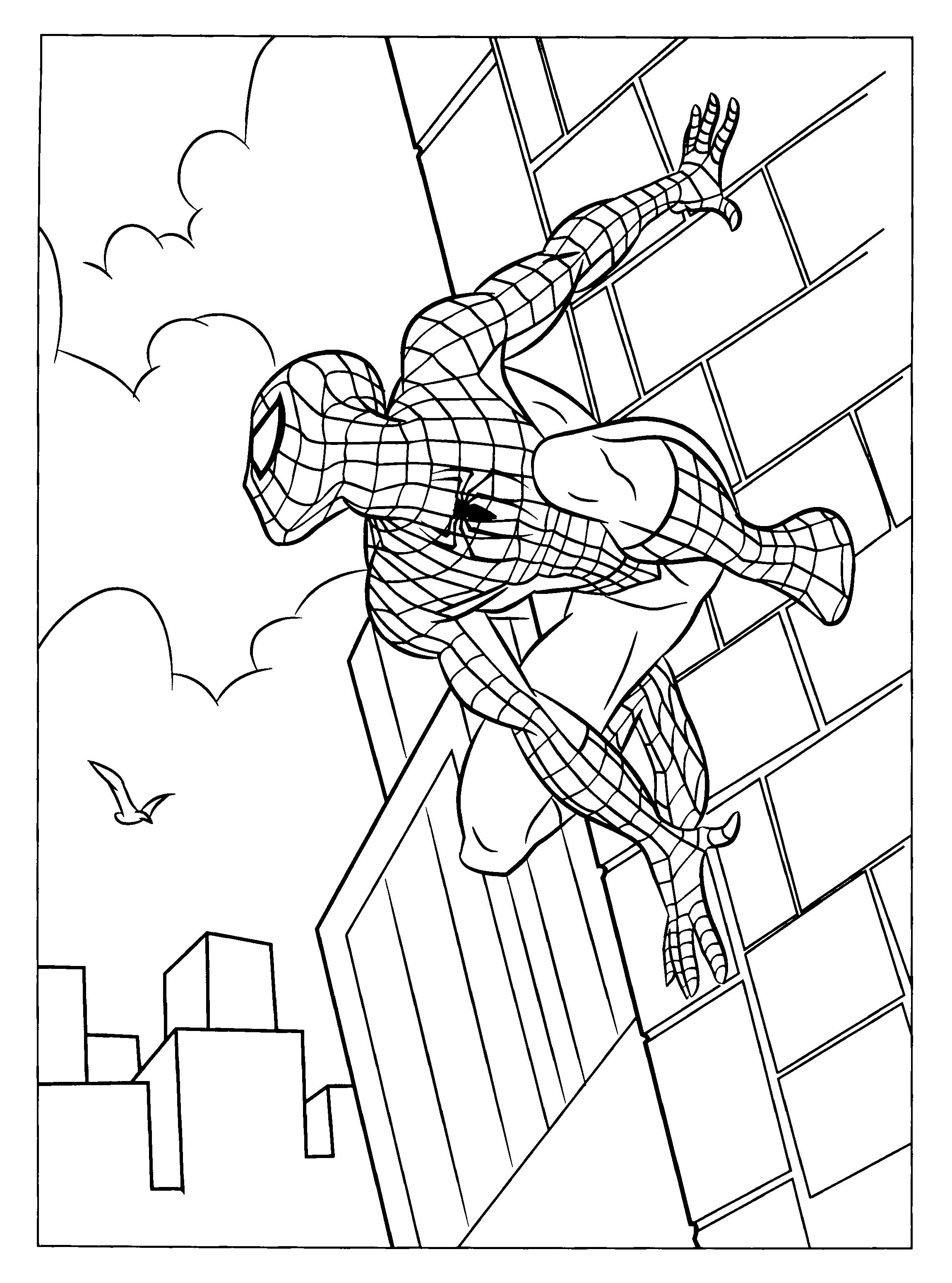 Coloring Page Spiderman 3 Coloring Pages 1
