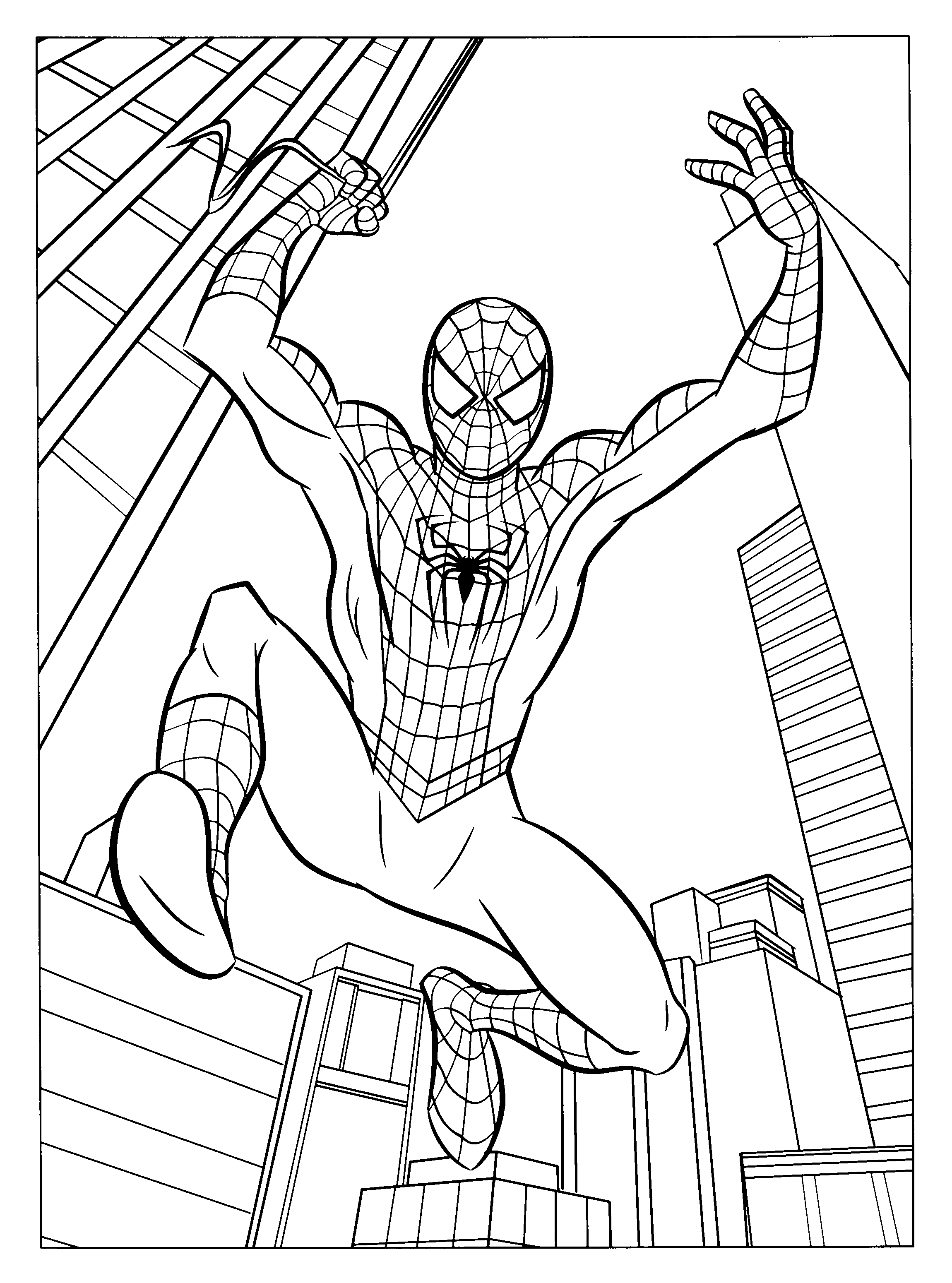 Spiderman 3 Coloring pages