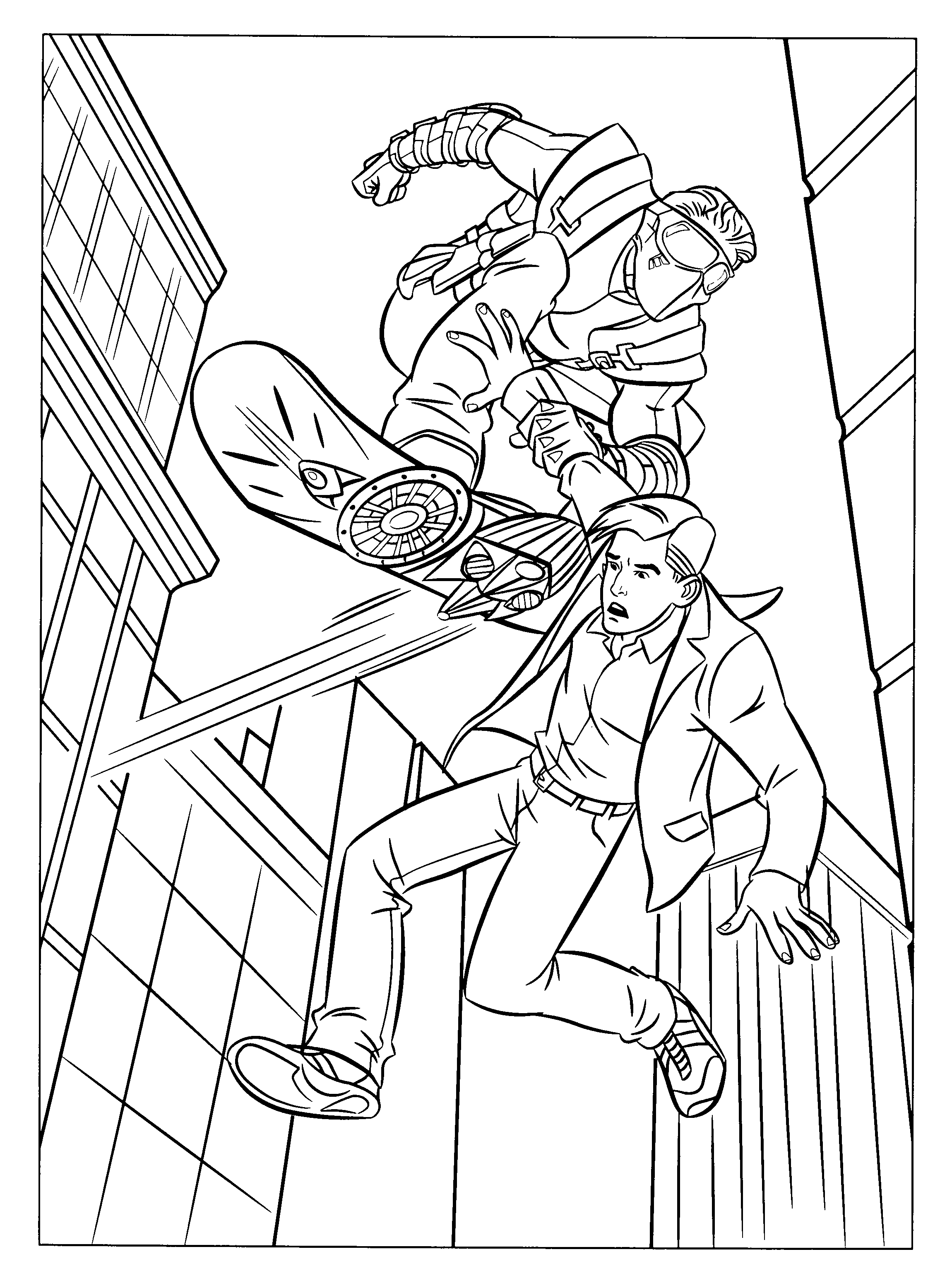 Coloring Page - Spiderman 3 coloring pages 23