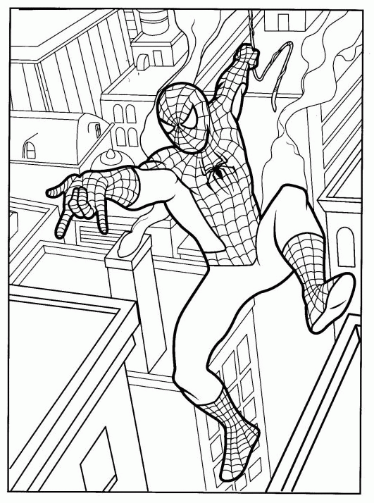 Coloring Page - Spiderman coloring pages 49