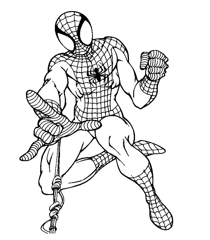 ultimate spiderman coloring pages - photo #37