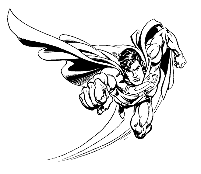 Superman Coloring pages