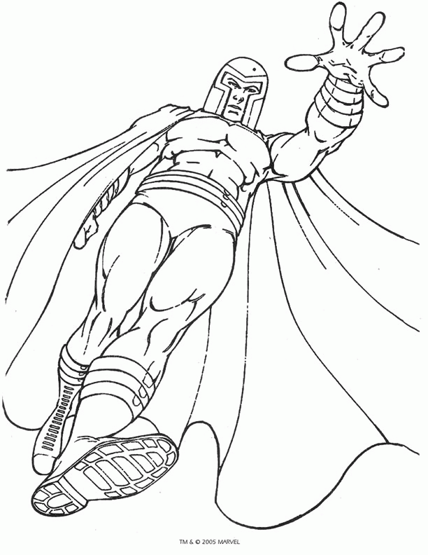 xmen evelution coloring pages - photo #9