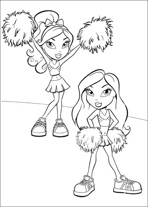 Bratz Uploaded by admin Viewed 1296x Bratz coloring pages