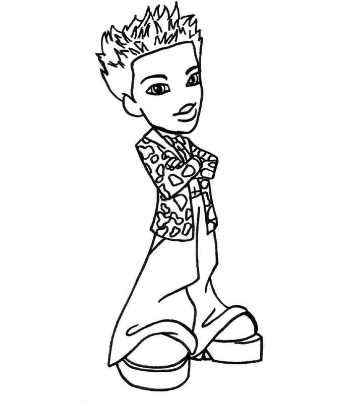 baby bratz coloring pages - photo #29