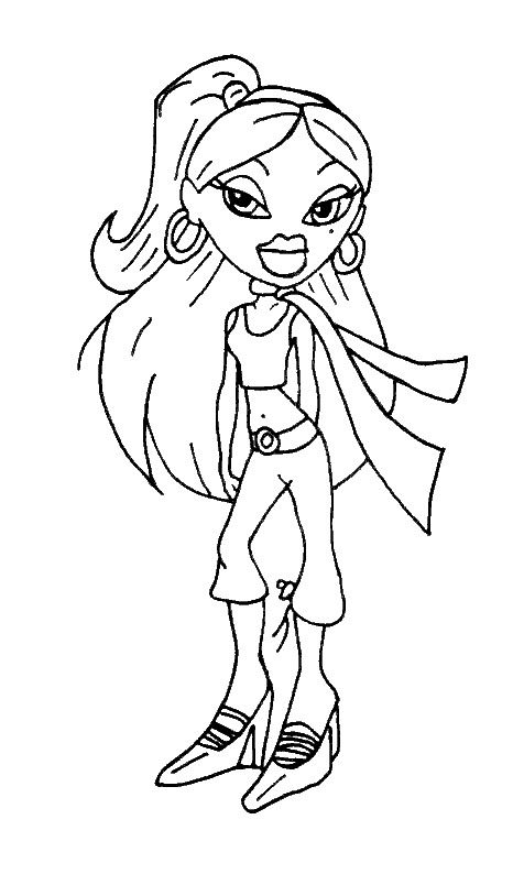 baby bratz coloring pages - photo #34