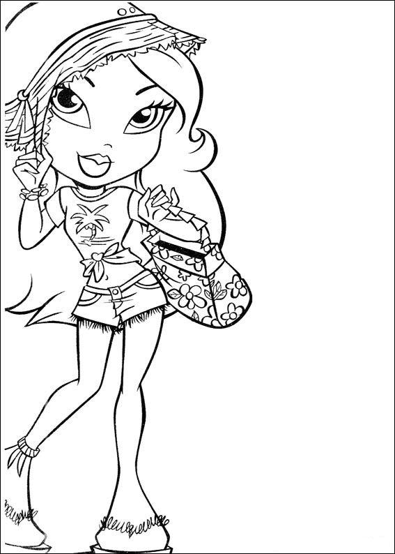 Bratz Uploaded by admin Viewed 1203x Bratz coloring pages