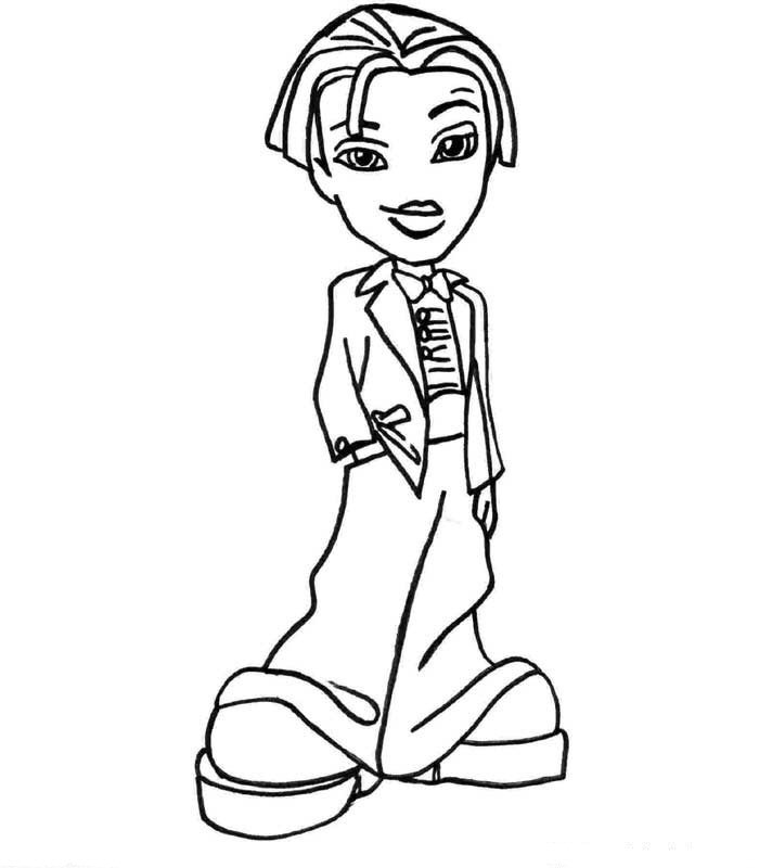 baby bratz free coloring pages - photo #16