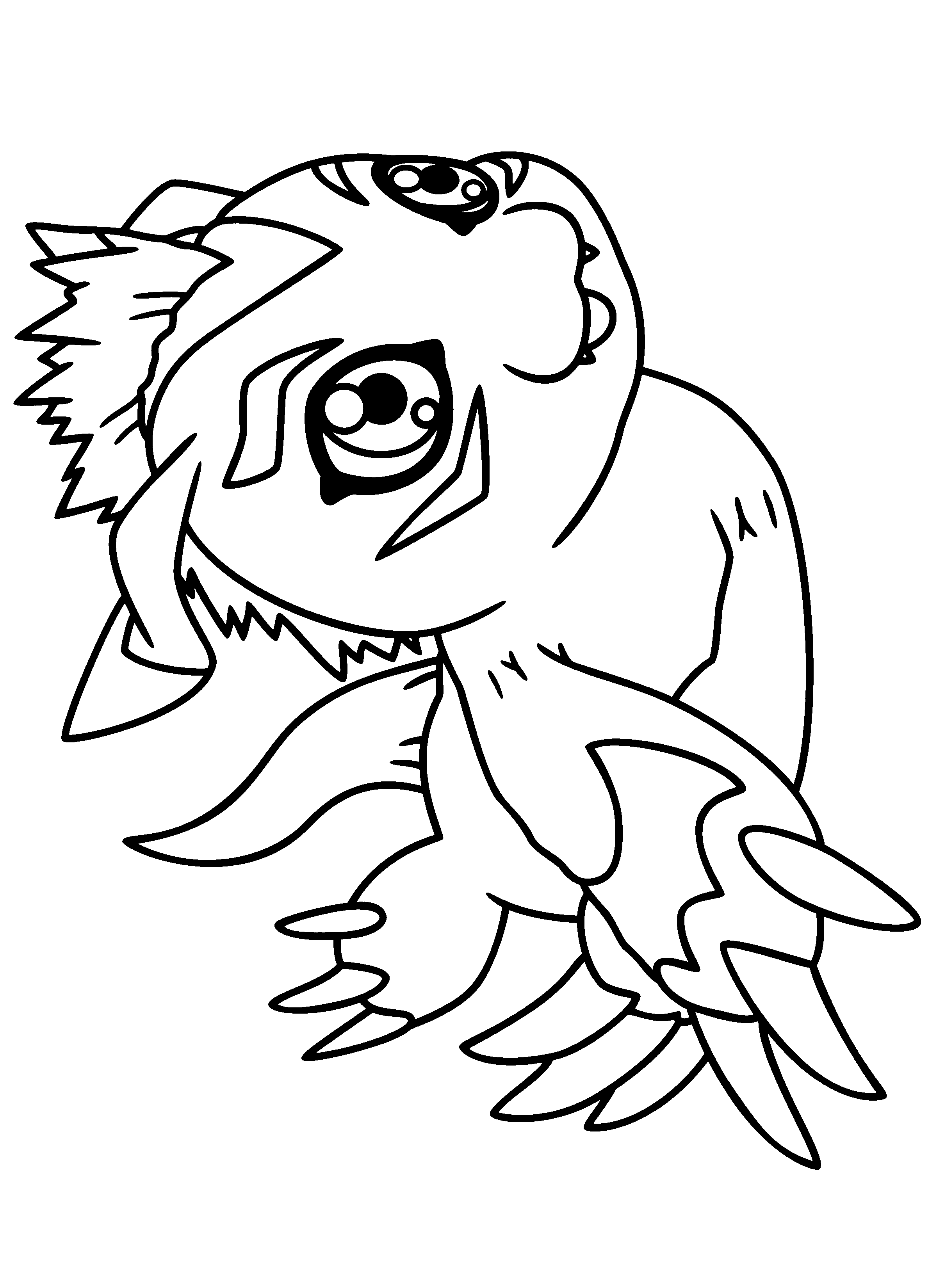 Coloring Page Digimon Coloring Pages 194
