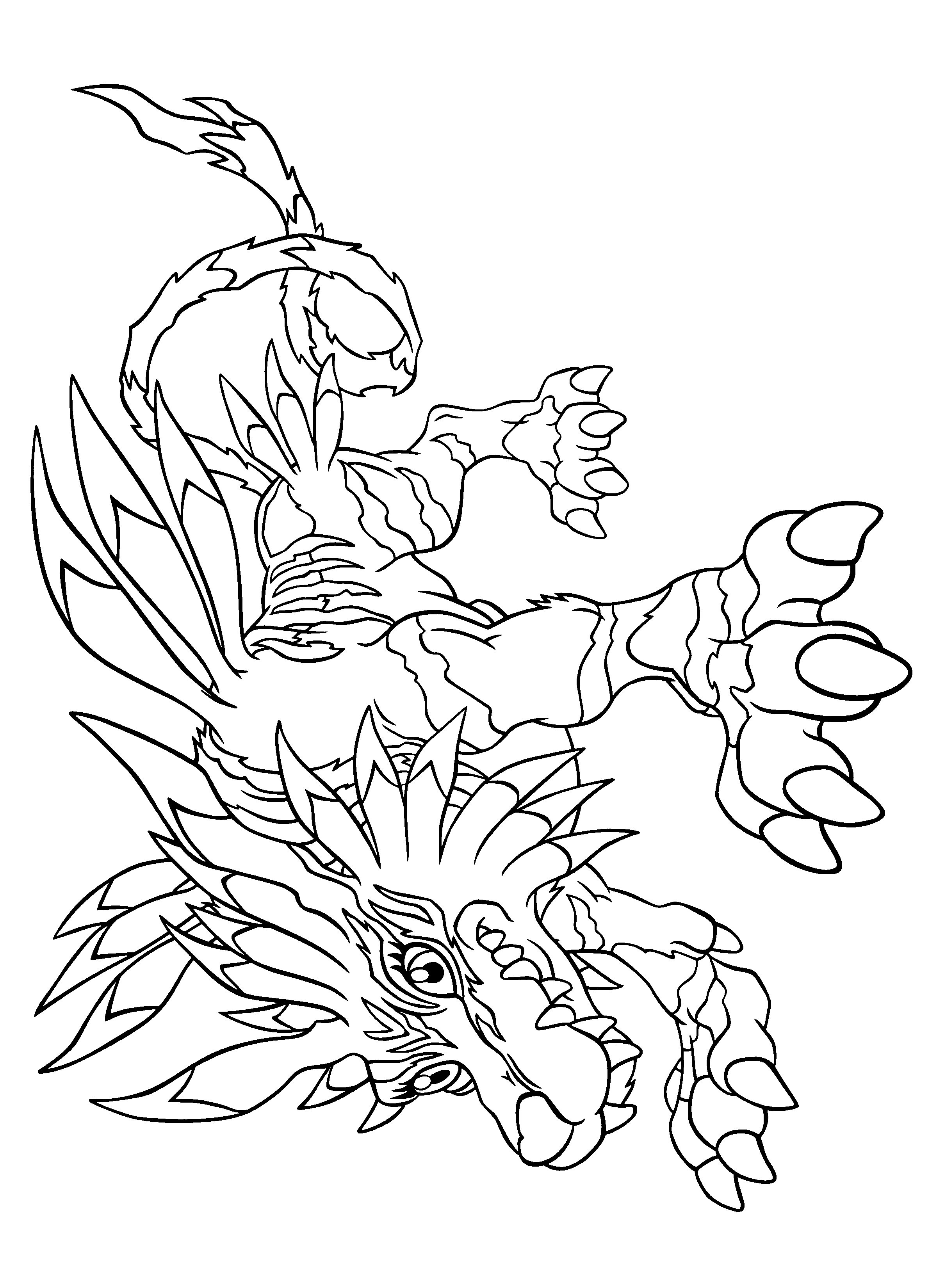 ultimate digimon coloring pages - photo #36