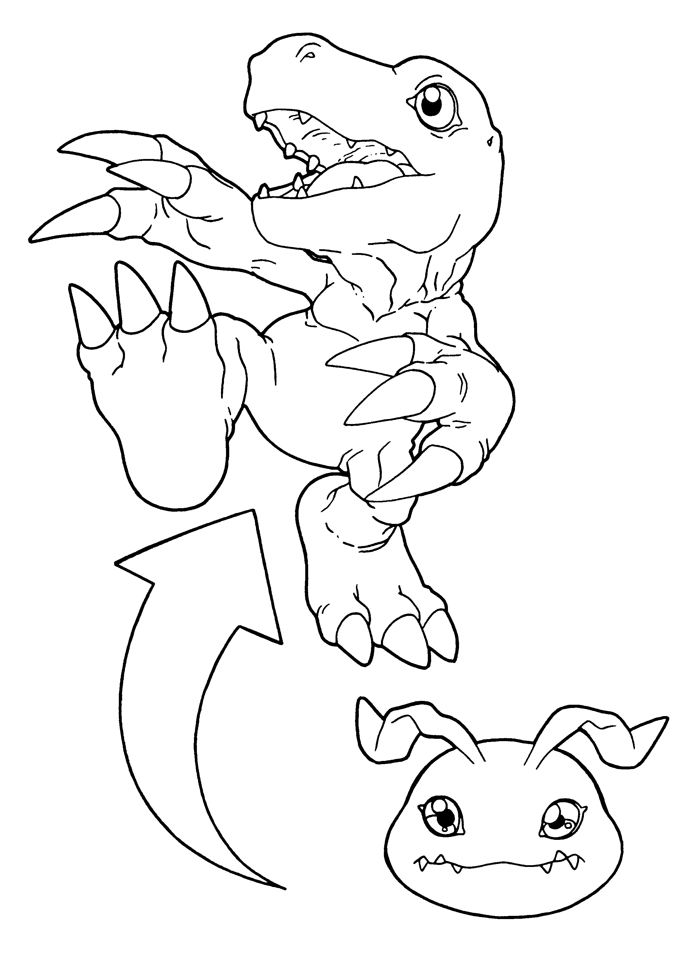 tanemon coloring pages - photo #20