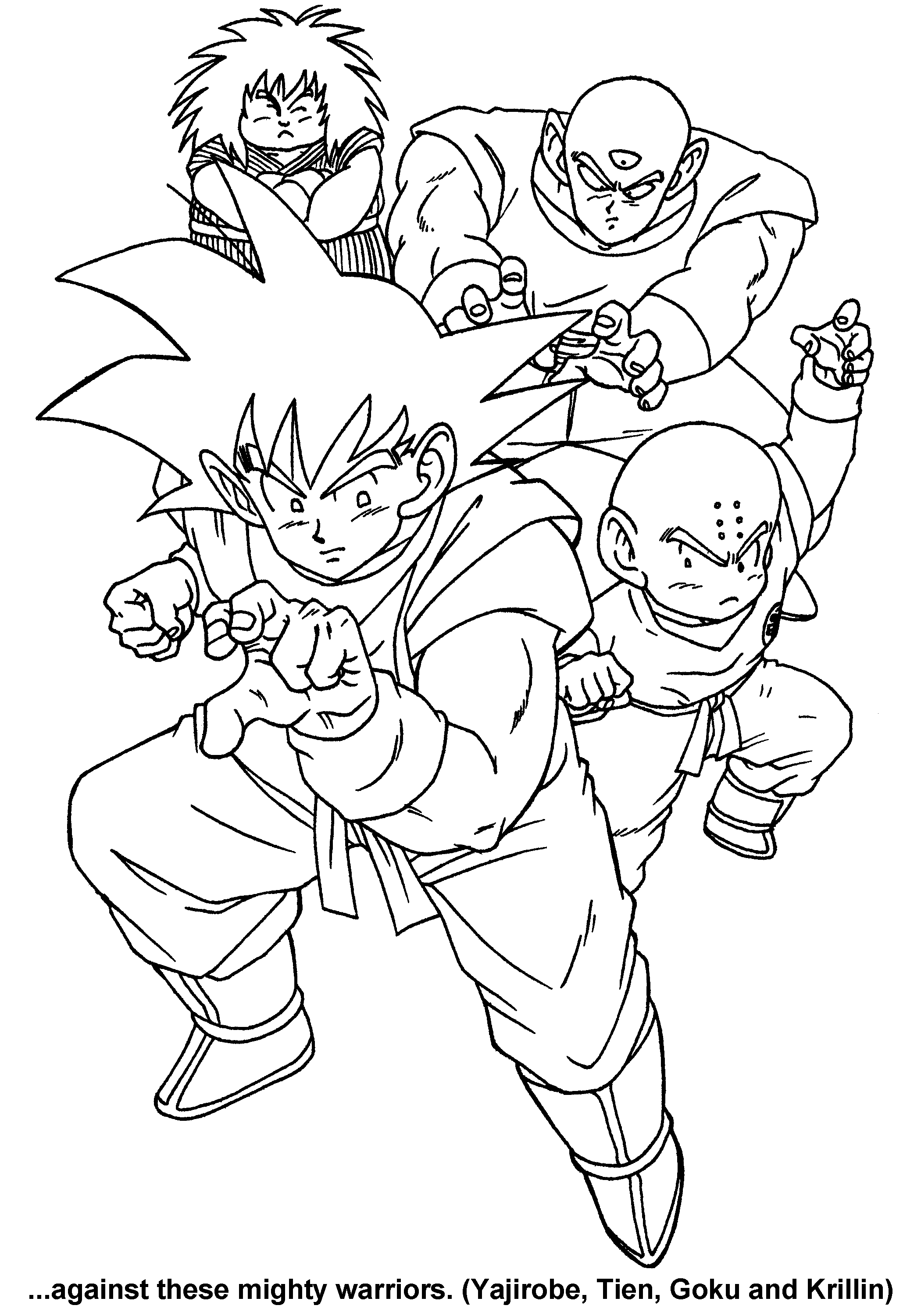 dbz free coloring pages - photo #15