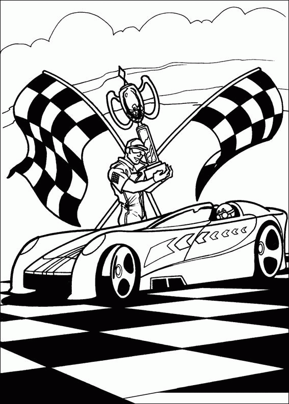 Coloring Page - Hot wheels coloring pages 14