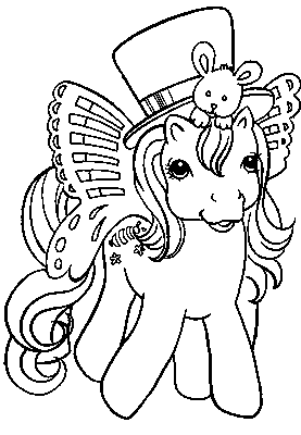 Pony Coloring Pages on My Little Pony Coloring Pages