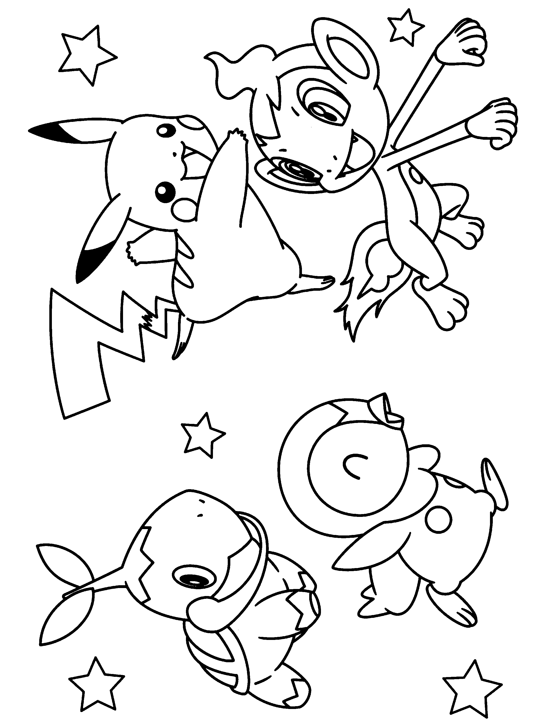 Pokemon Colouring Pages