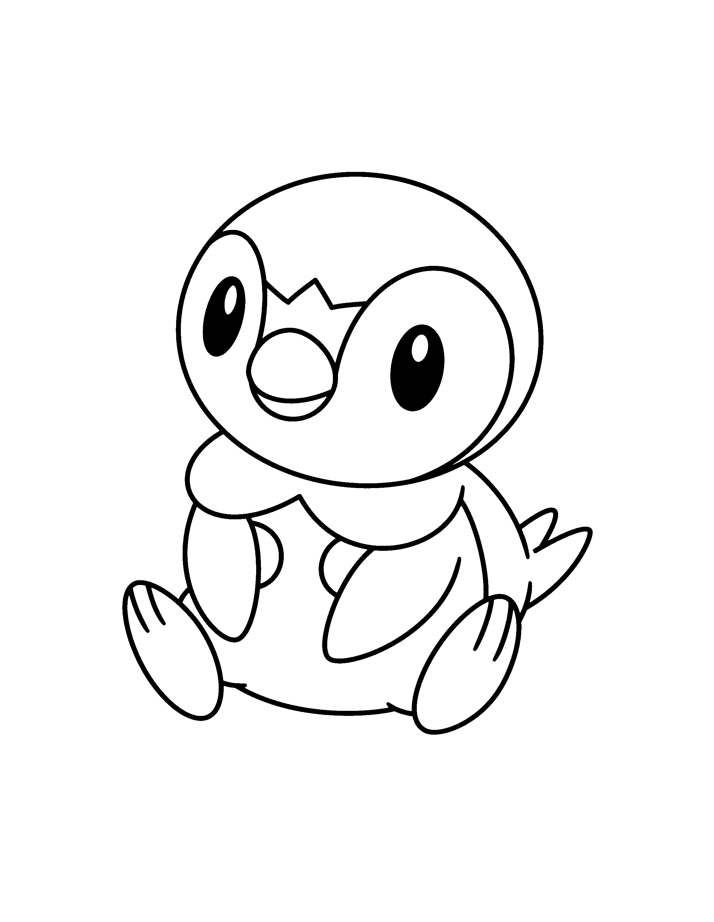 coloring pages pokemon piplup - photo #10
