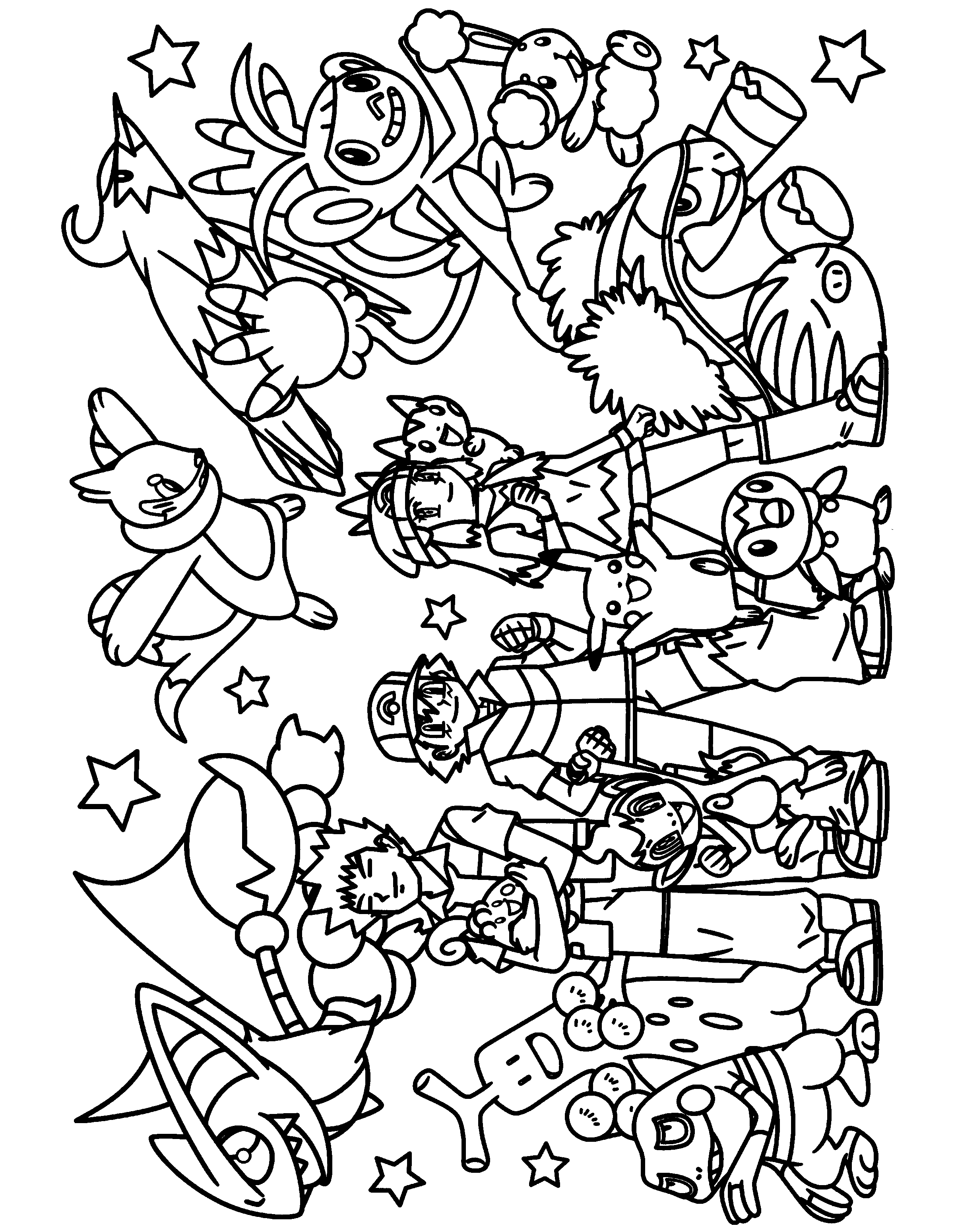 pakemon diamond pearl coloring pages - photo #9