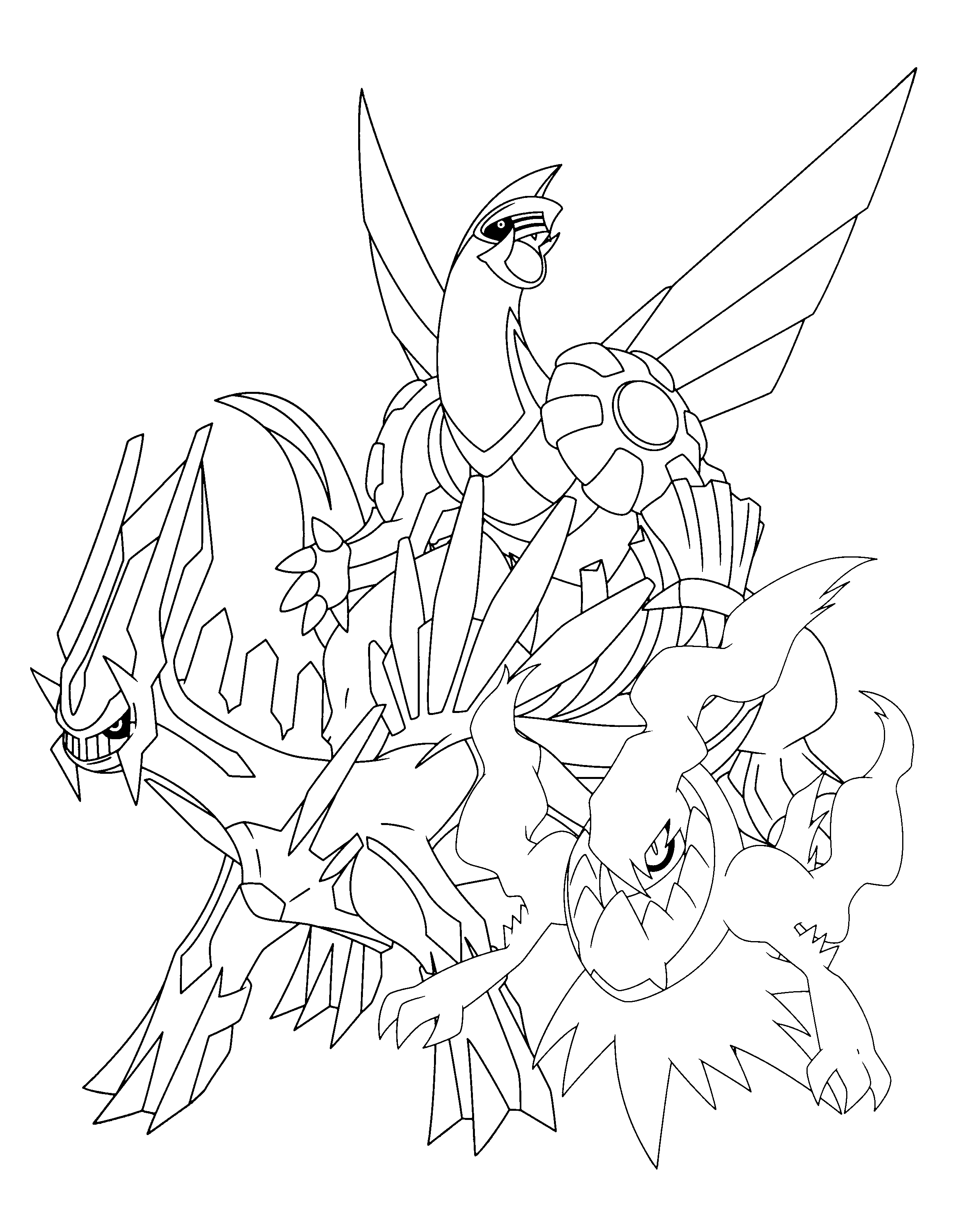 palkia coloring pages - photo #15