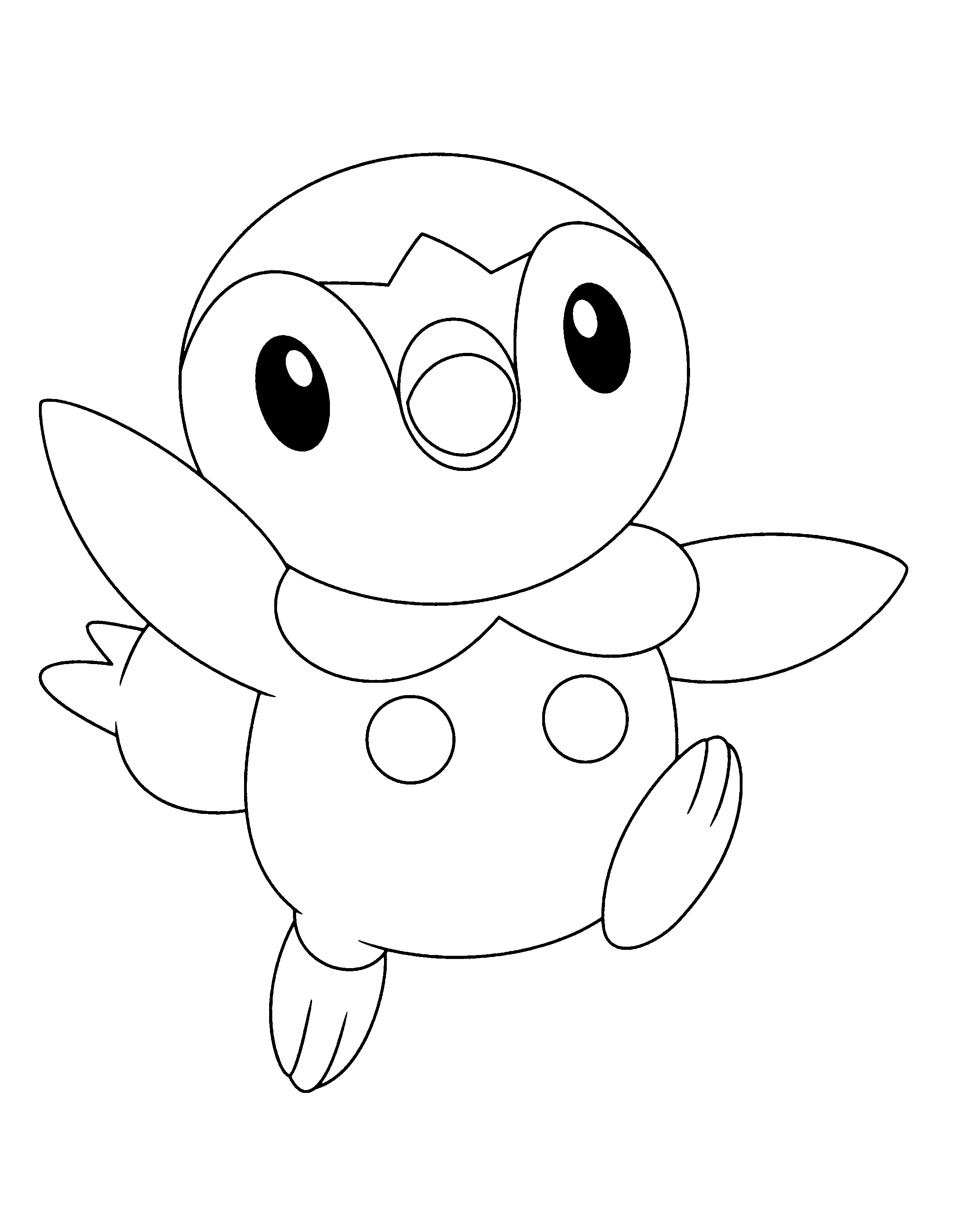 pokemon tiplouf Colouring Pages