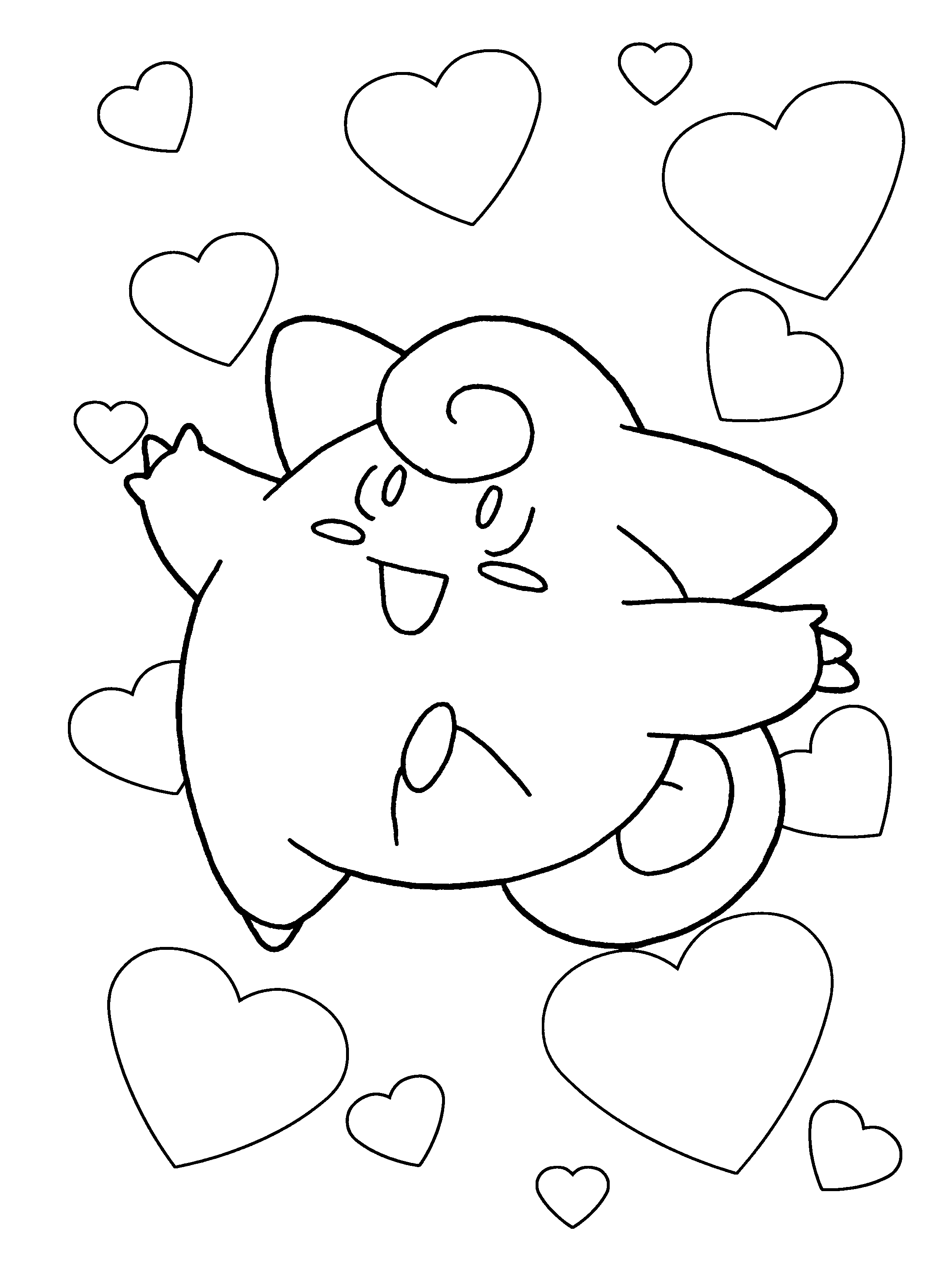 Free coloring pages of series pokemon