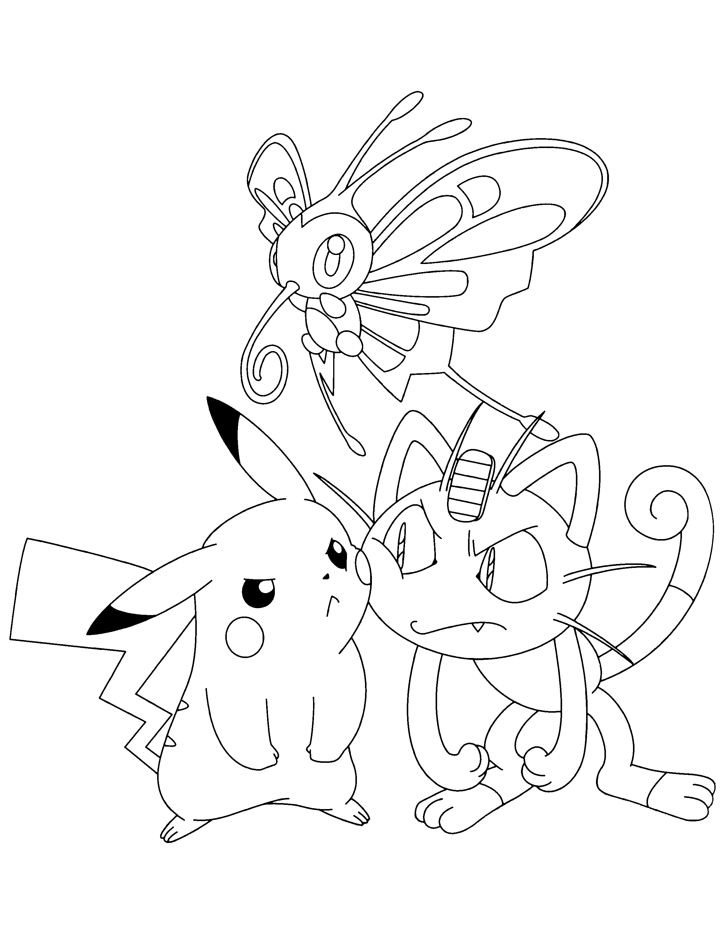 Coloring Page Pokemon Coloring Pages 351