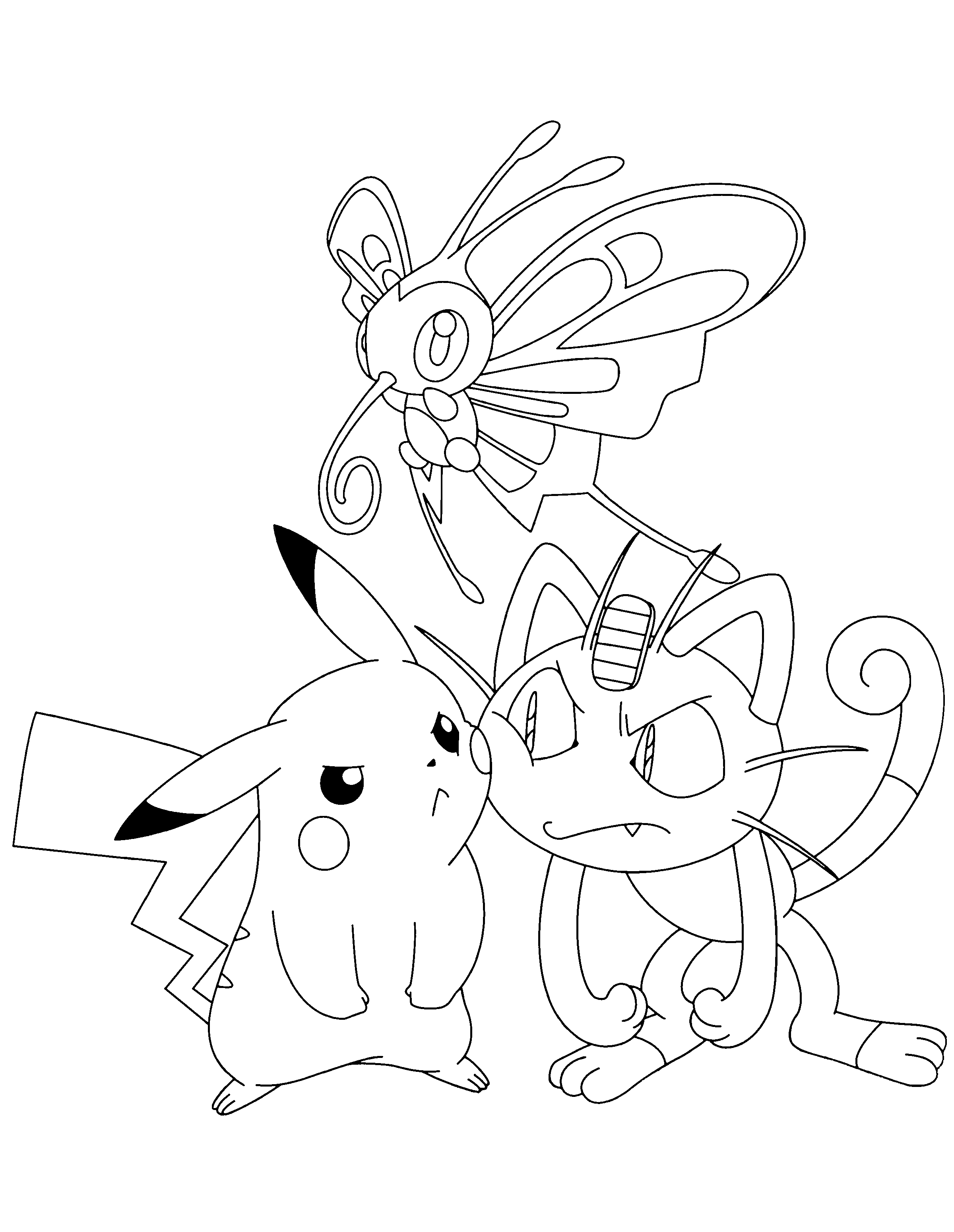 Pokemon Printable Coloring Sheets