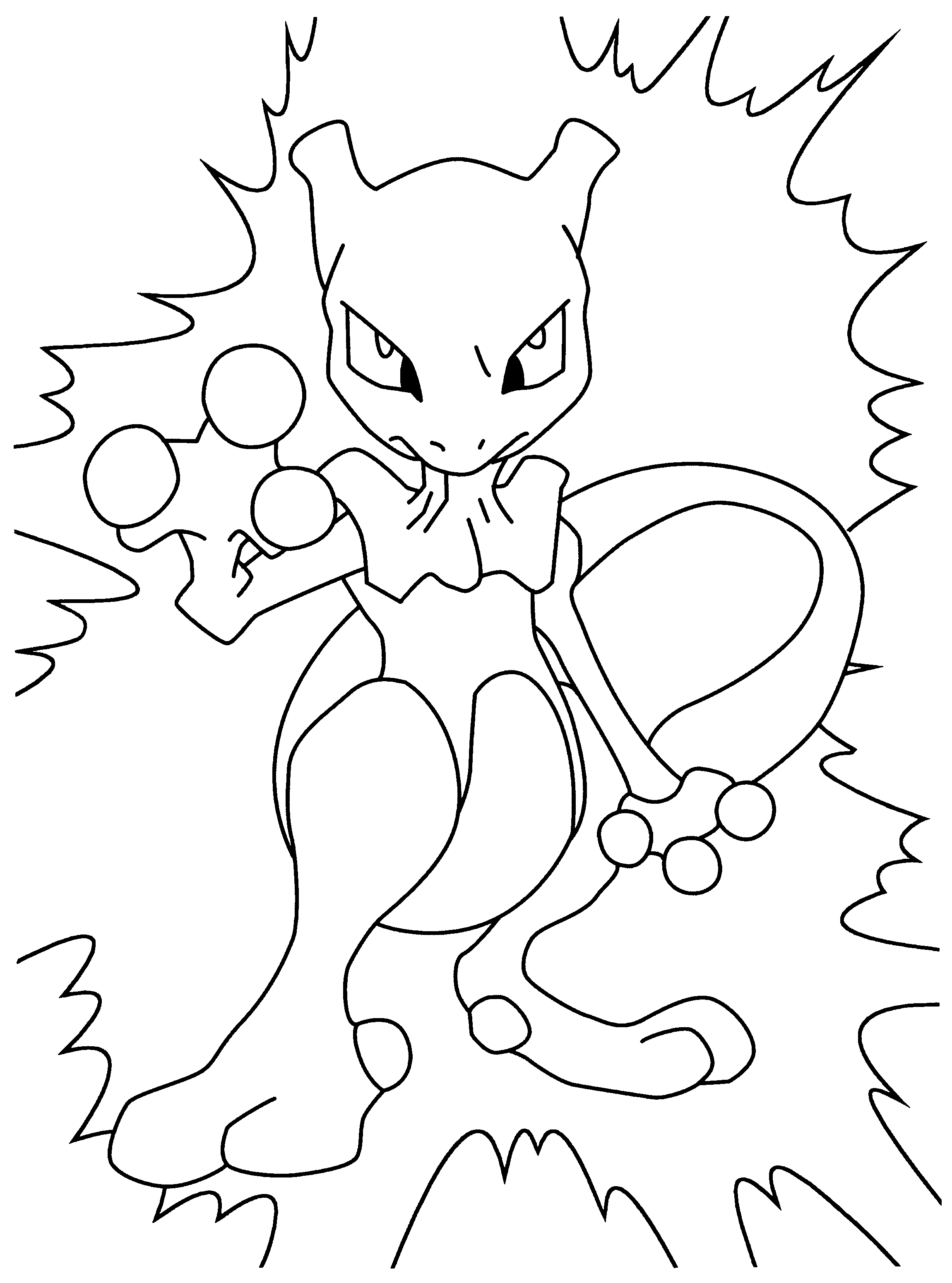 Free coloring pages of series pokemon