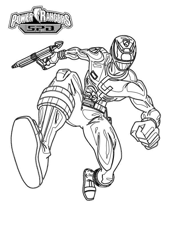 Power rangers Coloring pages